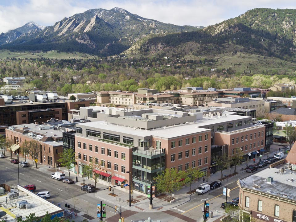 Pearl West Flatirons View